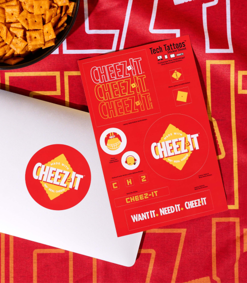 CHEEZ-IT® Tech Decal Stickers